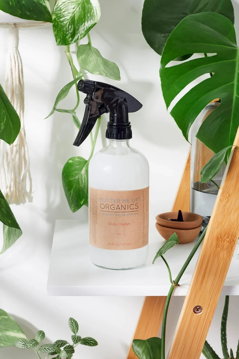 Natural Glass Cleaner / Non toxic cleaning products / Eco friendly home
