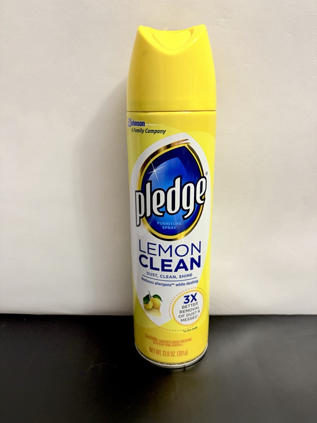 NEW 2pc Pledge Lemon Clean Spray 13.8 oz AND 24 Wipes (2013) NOS 3X Better