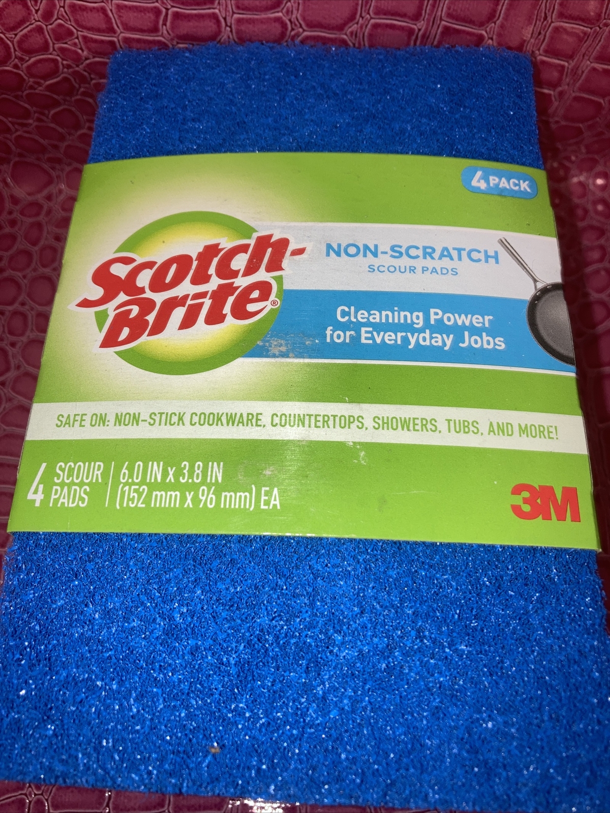 2- Scotch-Brite® Non-Scratch Scour Pads 4 Pads Each Total 8 Pads