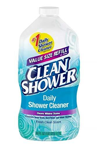 60 Oz Daily Shower Cleaner Spray Prevents Soap Scum Mildew Stains No Scrub