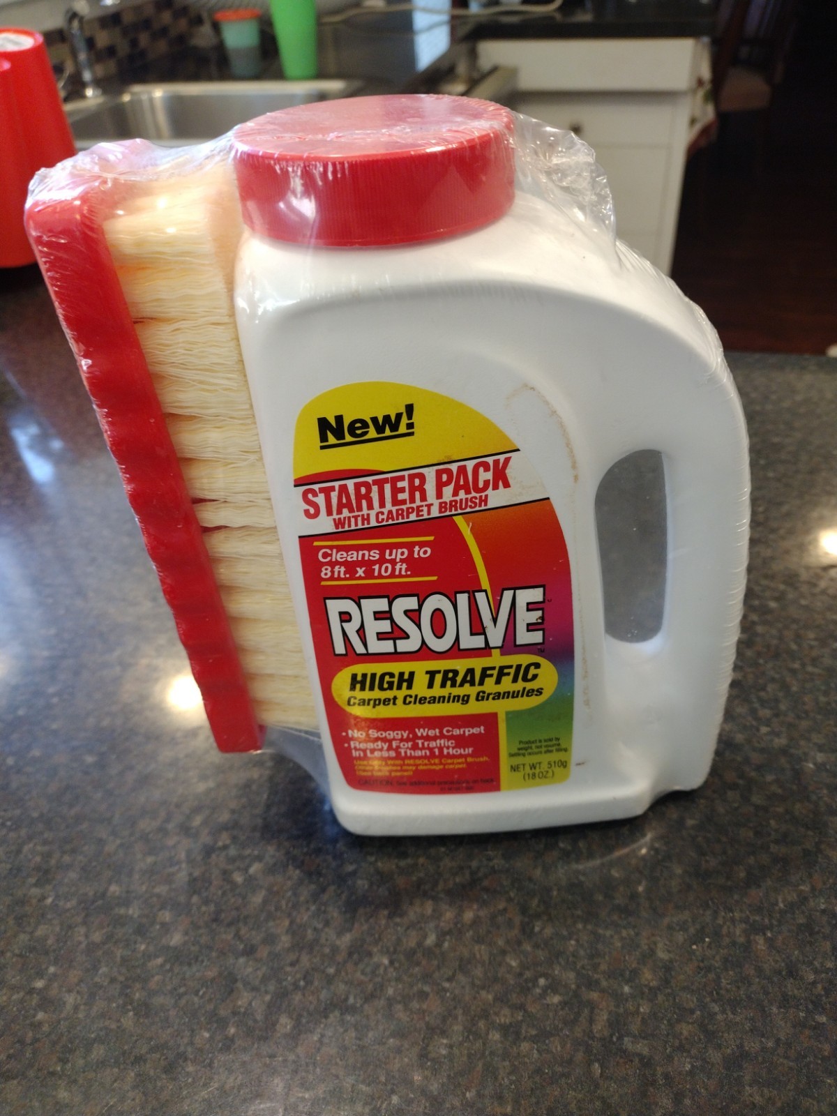 RESOLVE High Traffic Carpet Cleaning Granules Starter Pack Discontinued Vintage