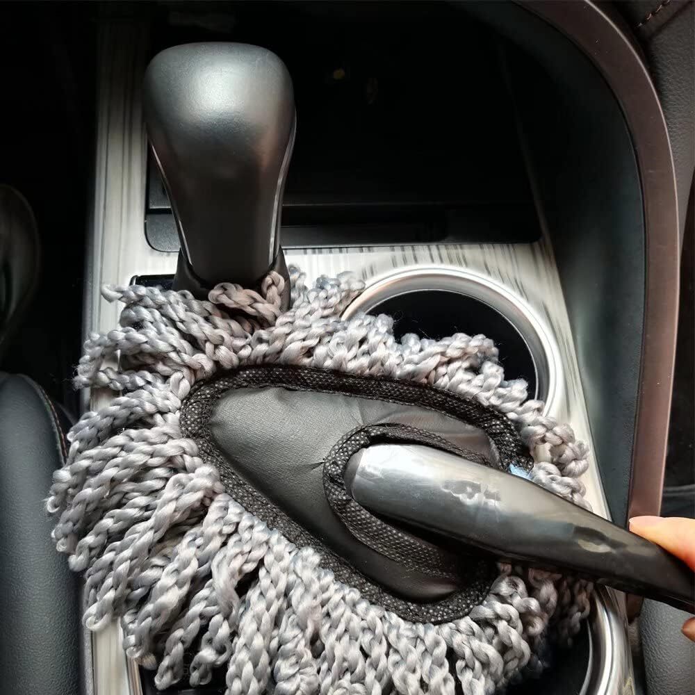 3 Pack Large Microfiber Car Duster Exterior Scratch Free with Extendable Car Dus