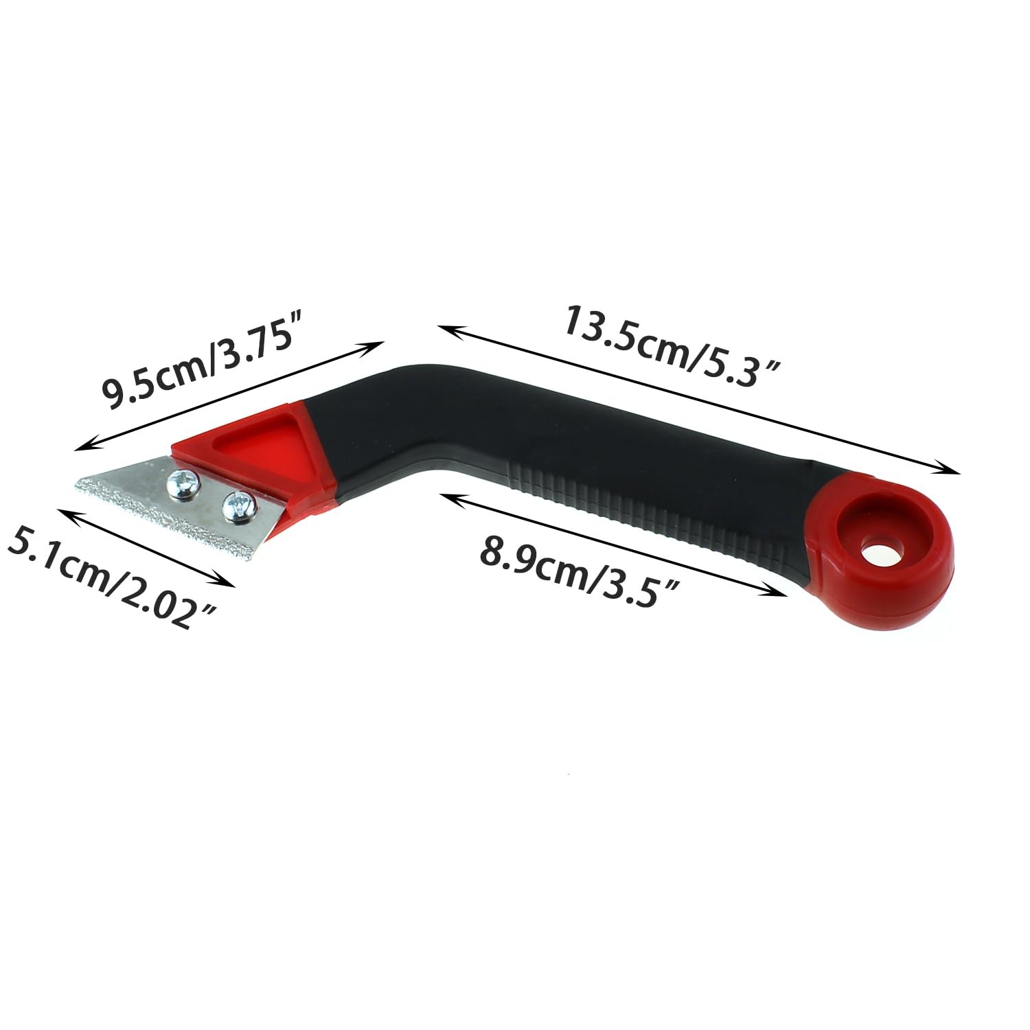 Plastic Caulking Removal Tool with Metal Replacement Blade Set Bevel Saw Scra…