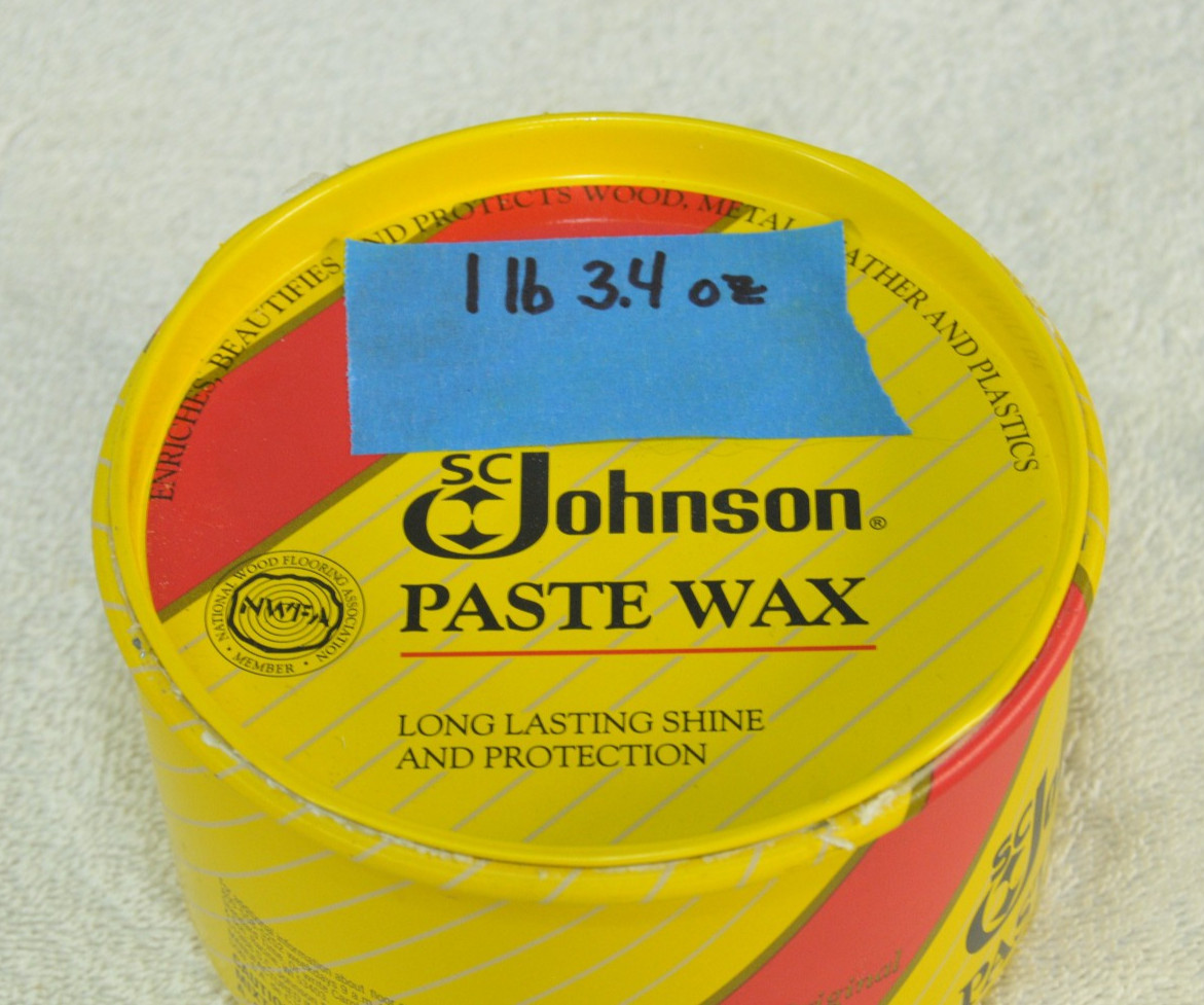 SC Johnson Paste Wax The Original Formula 16 oz Size Can Discontinued Item