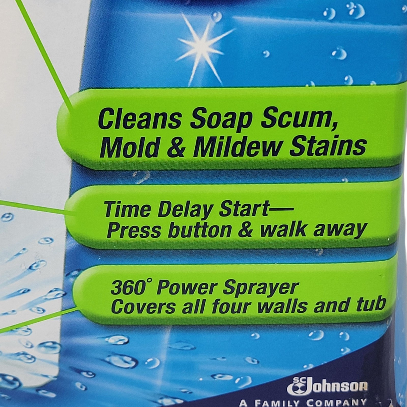 Scrubbing Bubbles Automatic Shower Cleaner Kit 2 Refills Shower Caddy READ New