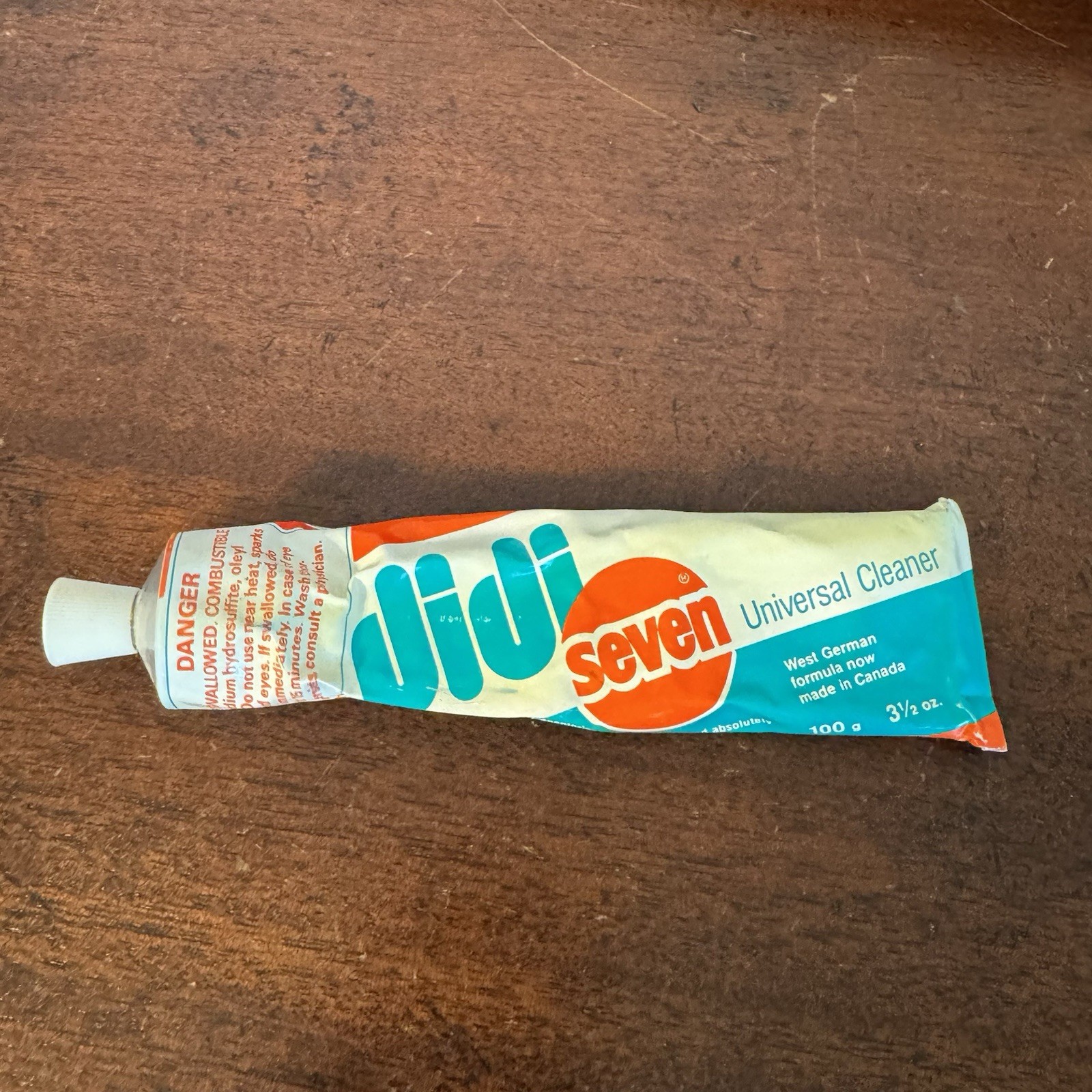 Vintage Didi Seven Universal Cleaner Cream 3.5oz Tube – USED Canada