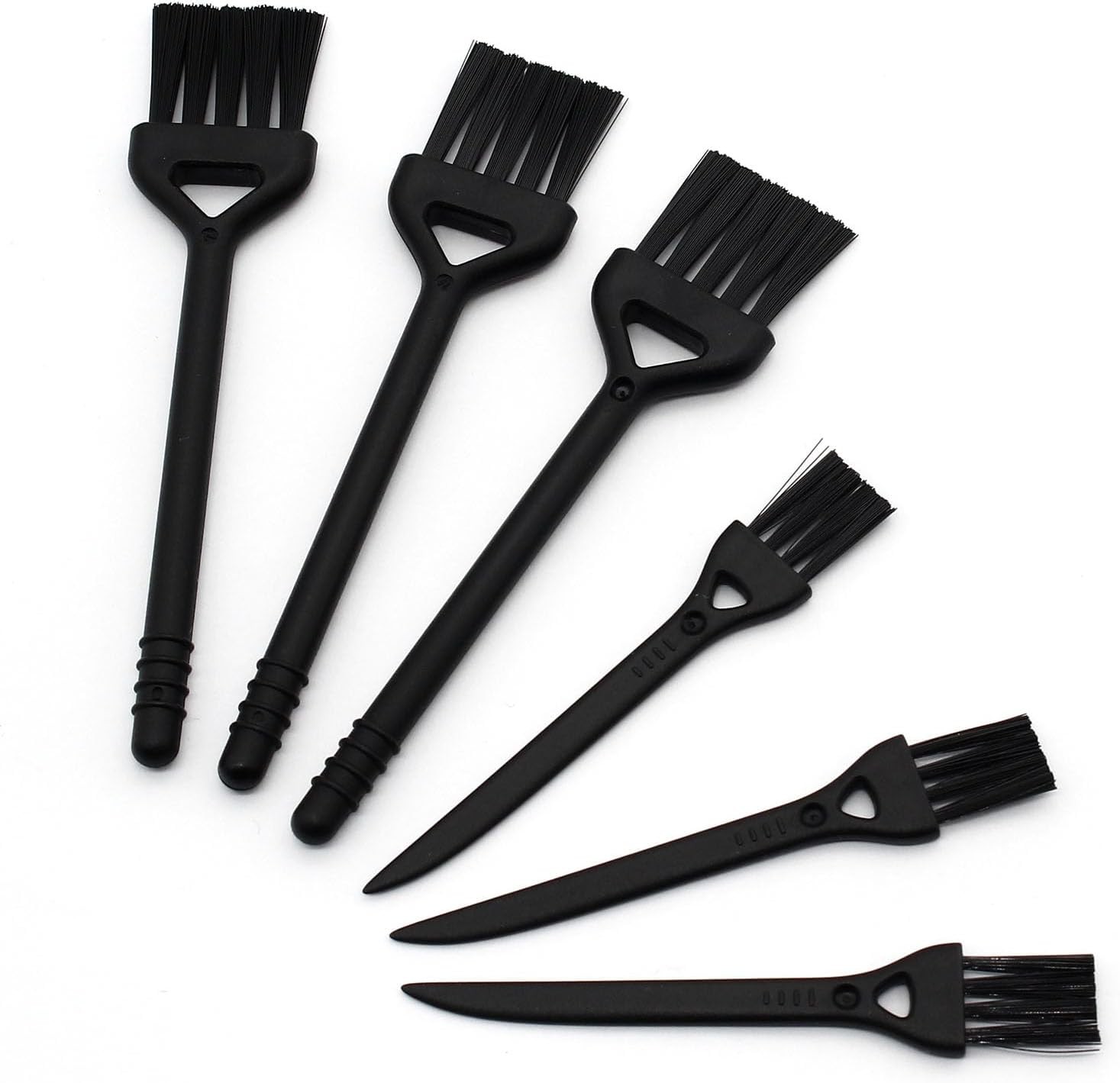 Keyboard Cleaning Brush, 6 Pcs Plastic Handle Nylon Anti Static Brush Kit Fit fo