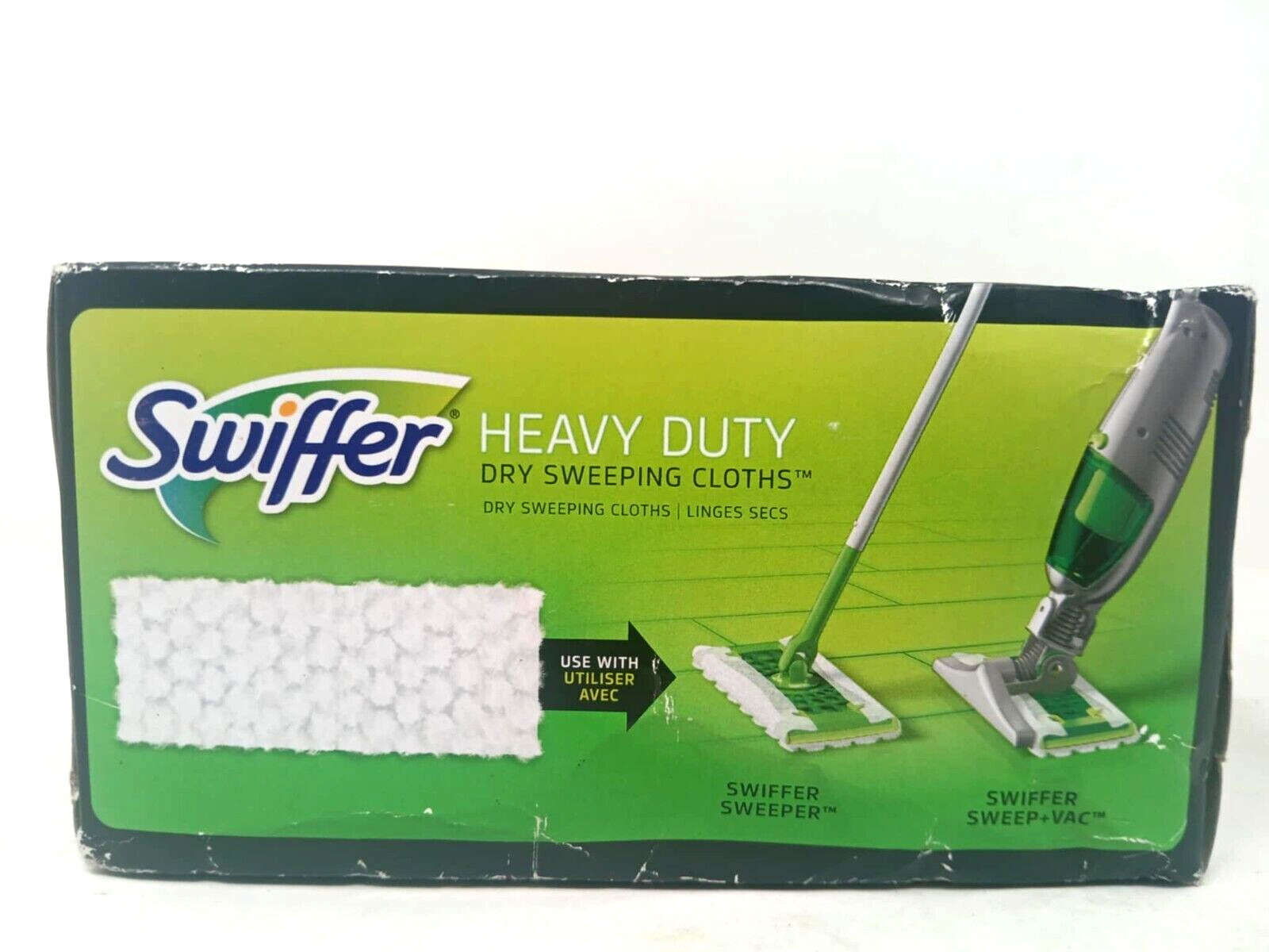 SWIFFER Heavy Duty Dry Sweeping Cloths Mop Pad Refills 10 Ct