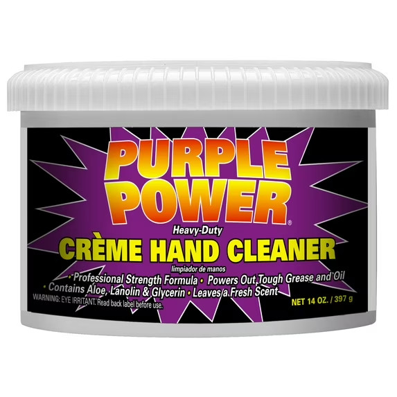 4 pack Purple Power Heavy Duty Creme Hand Cleaner, 14 oz