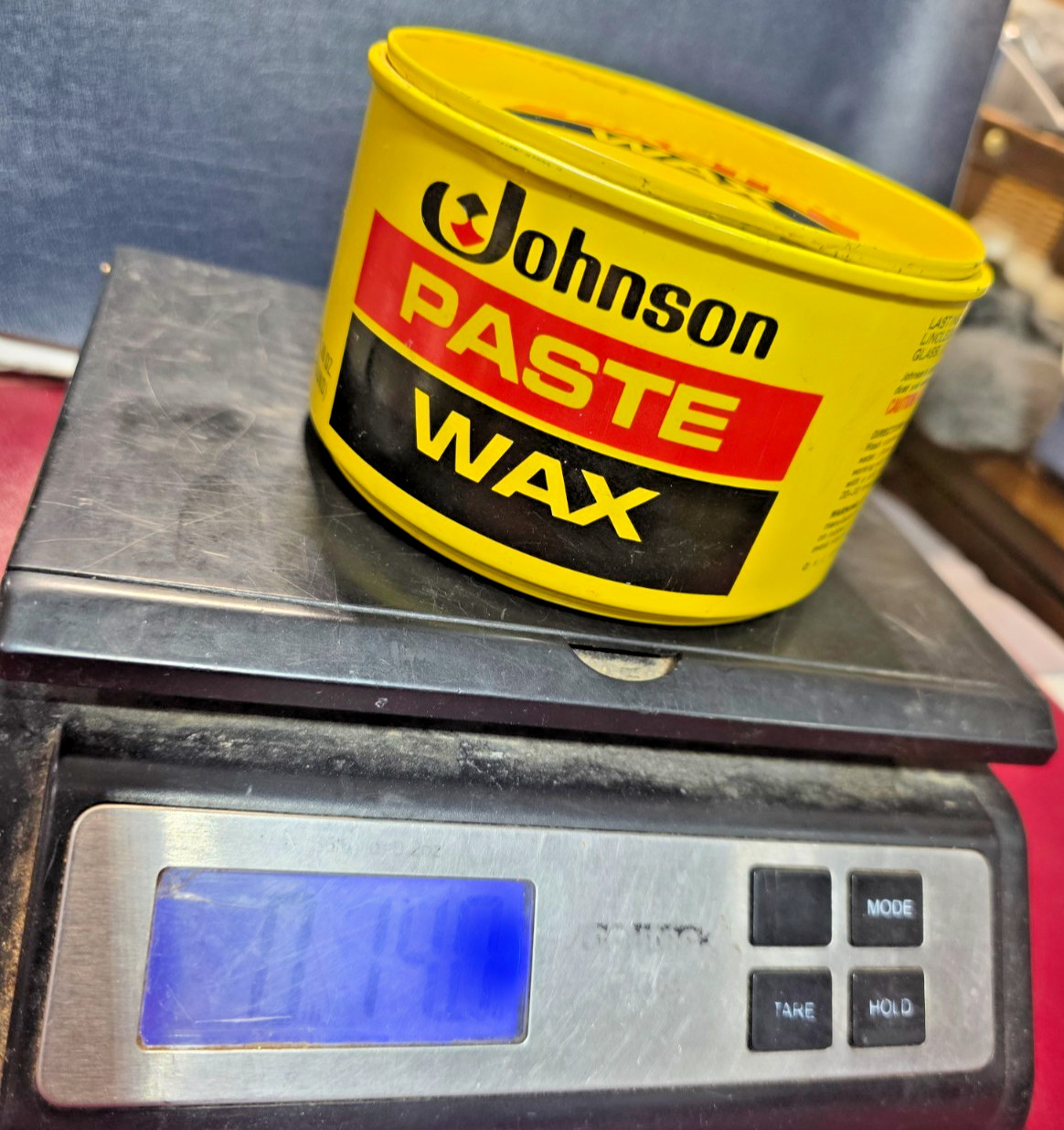 SC Johnson Discontinued Wood Paste Wax 60% Full Can Not Used Much 14 Oz