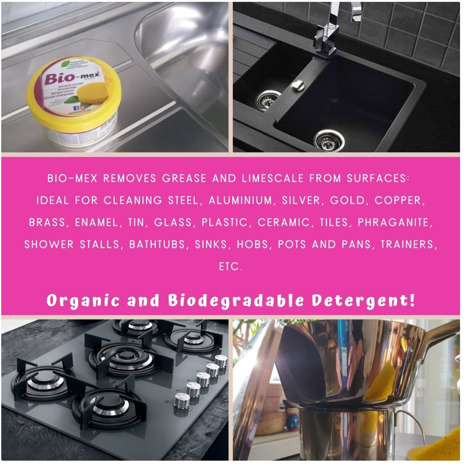 Biodegradable Cleaner for Multiple Surfaces