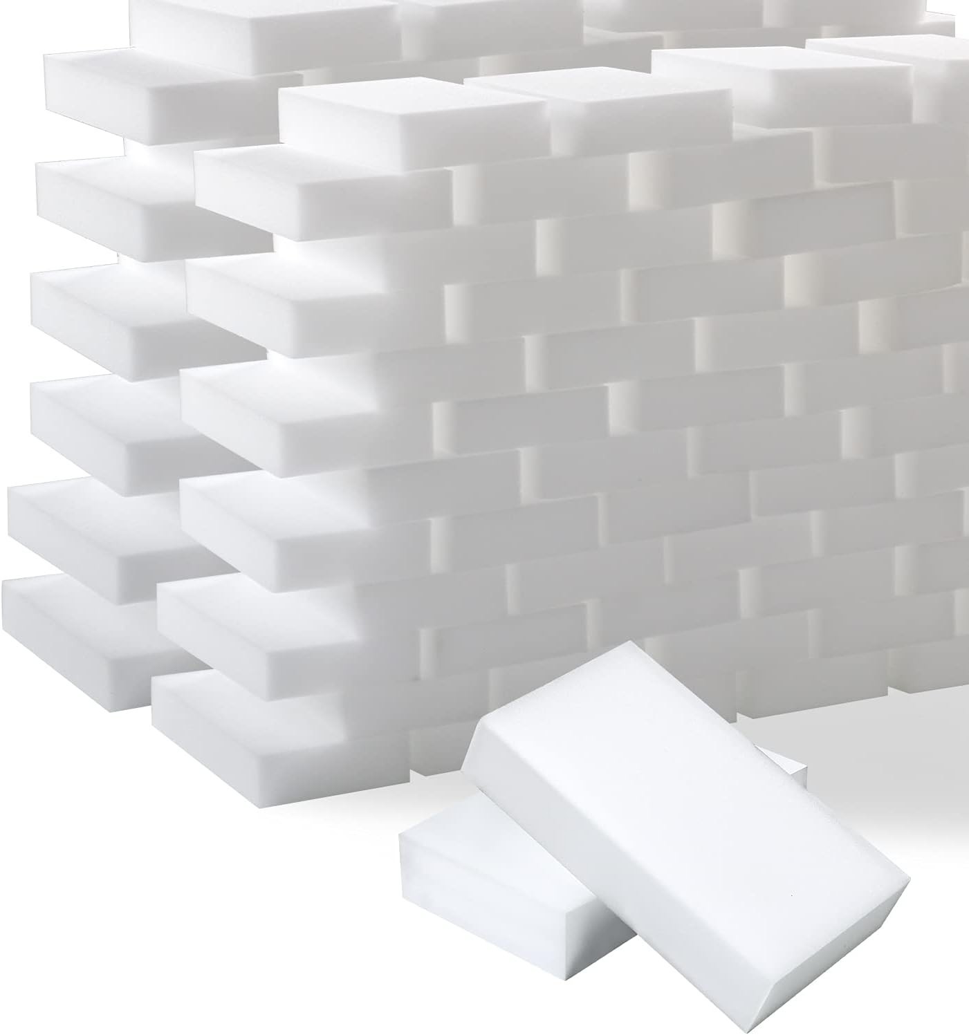 Antimicrobial Melamine Cleaning Sponges – 100 Count for Effortless Cleaning