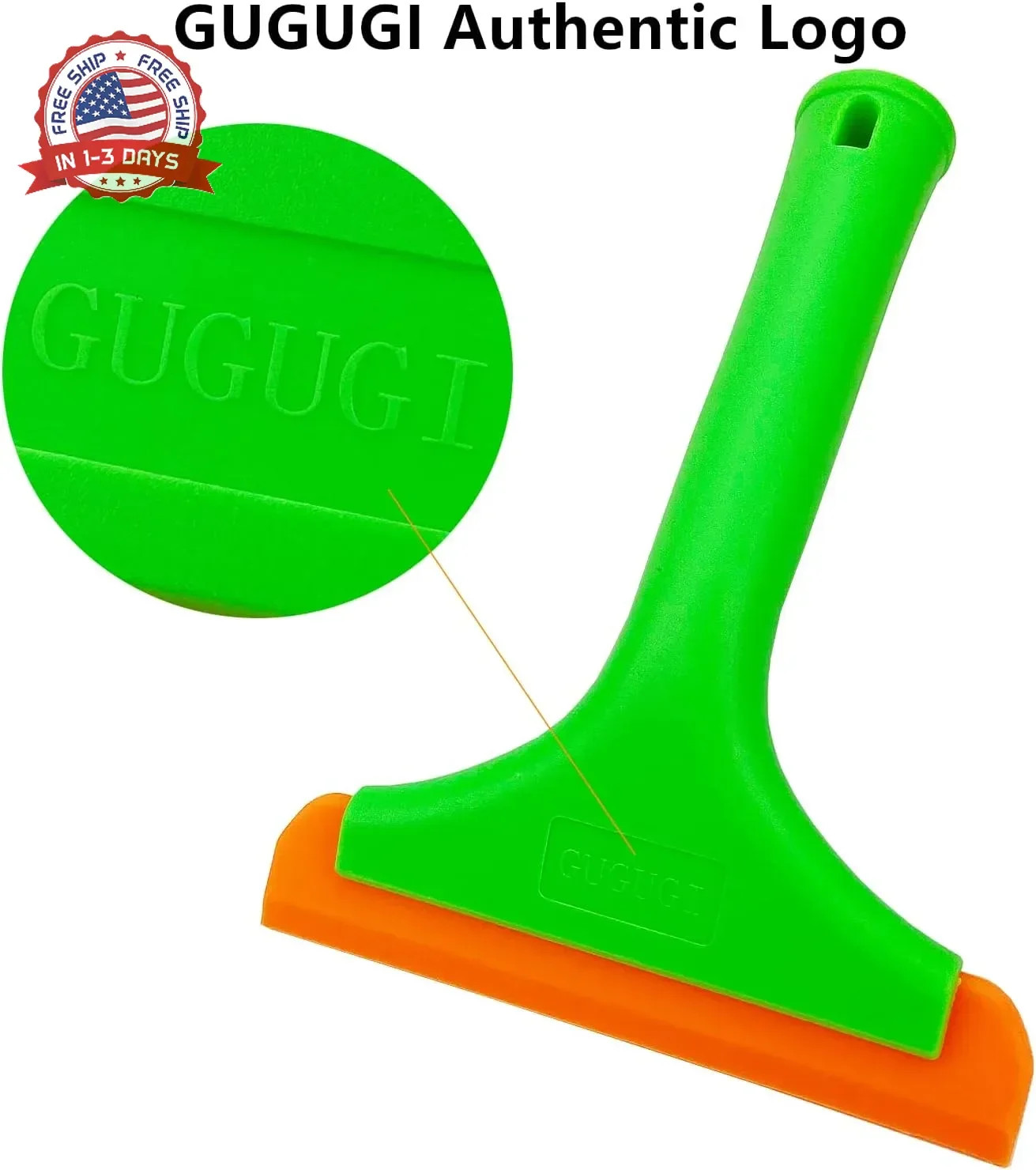 Silicone Squeegee Water Blade Wiper 5.9in 7.5in for Car Windshield Glass