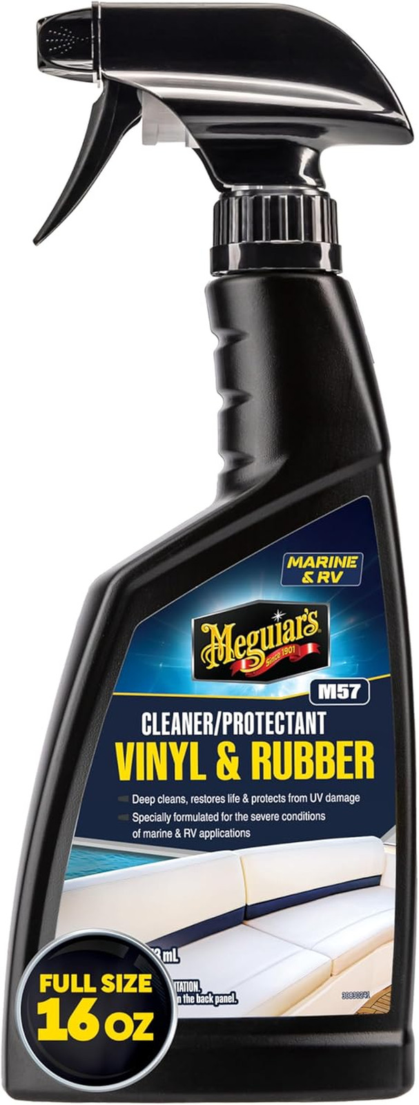 Meguiar’S M5716 Marine/Rv Vinyl & Rubber Cleaner & Protectant, Boat Vinyl Cleane