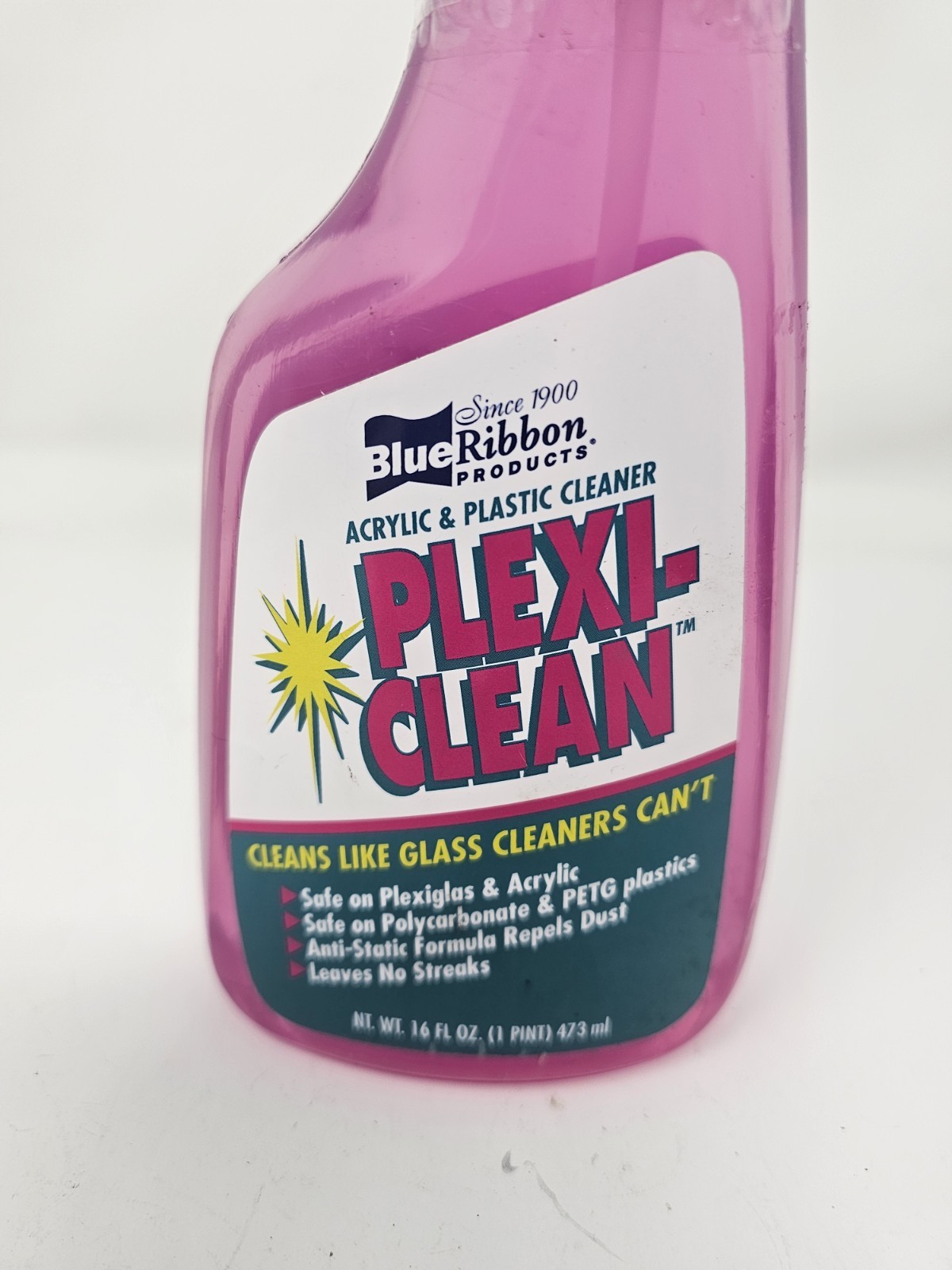 Blue Ribbon Plexi-Clean Acrylic and Plastic Cleaner, 16 fl. oz.