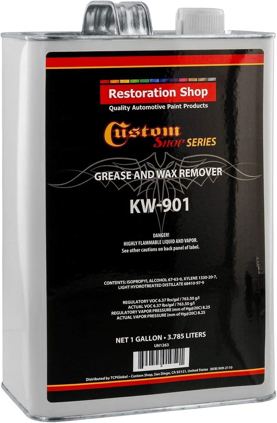 1 Gallon KW901 Surface Prep Cleaner – Ultimate Grease & Wax Remover for Painting