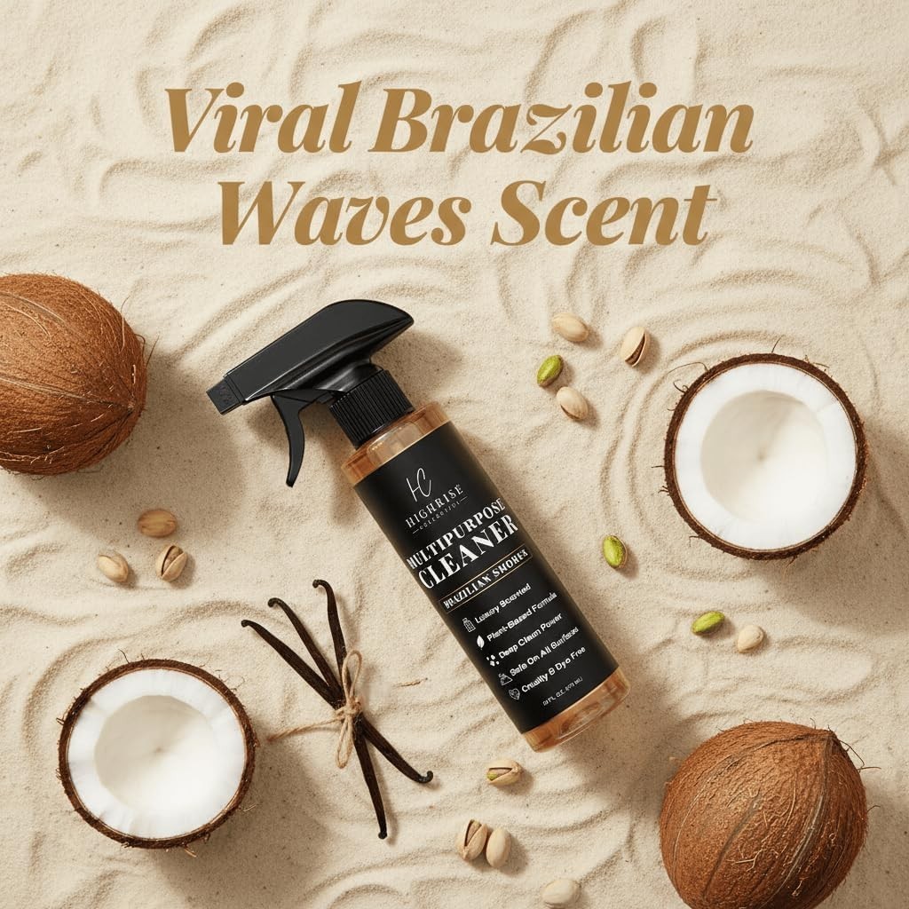 Brazilian Waves Multipurpose Cleaner, Highly Scented, Plant-Based, Biodegrada…