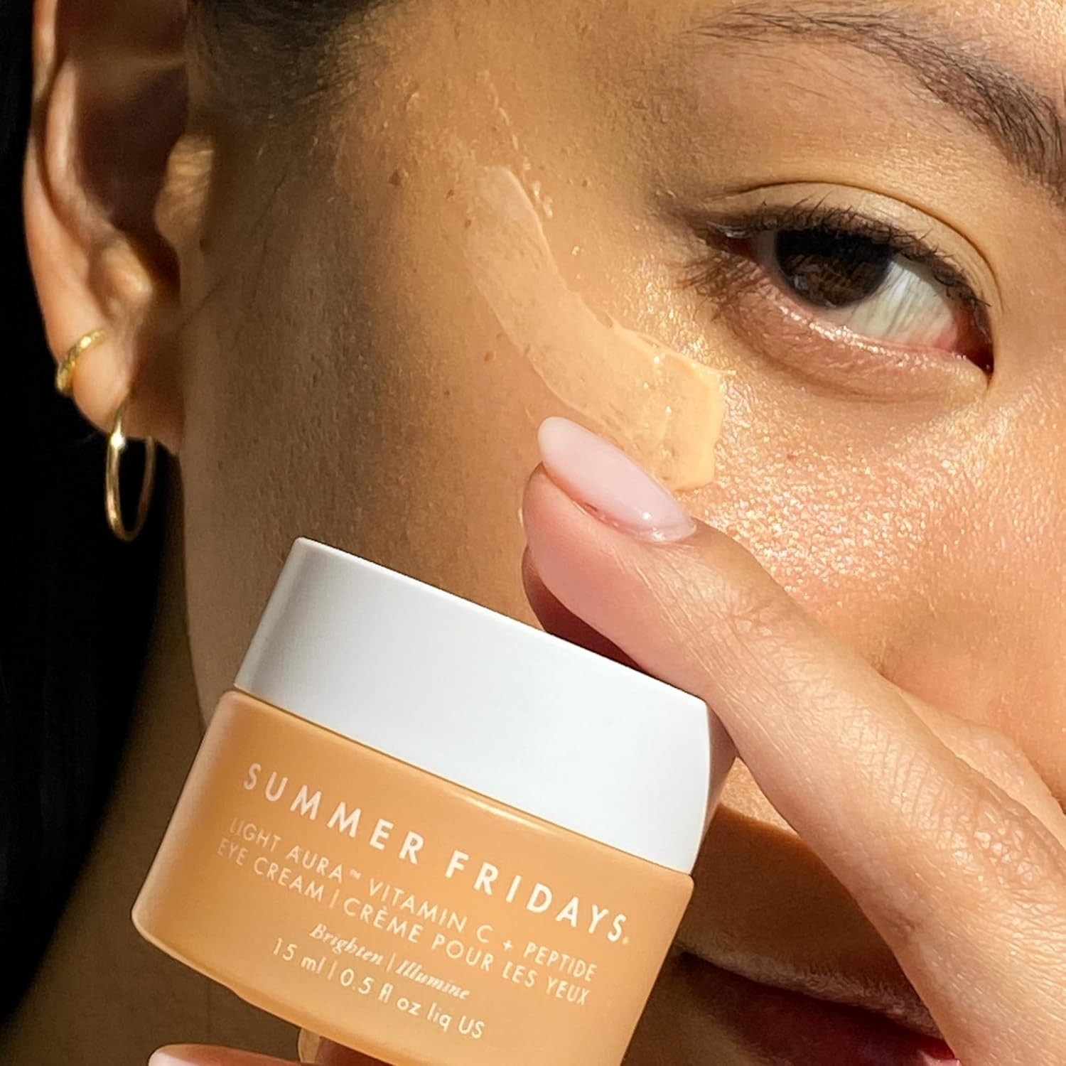 Summer Fridays Light Aura Vitamin C + Peptide Eye Cream – Brightening Eye Crea