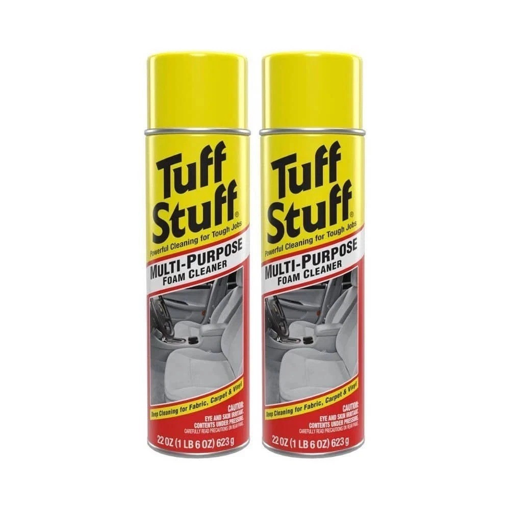 Tuff Stuff 22 oz Multi Purpose Foam Cleaner 2-Pack 00350 Upholstery Carpet Car