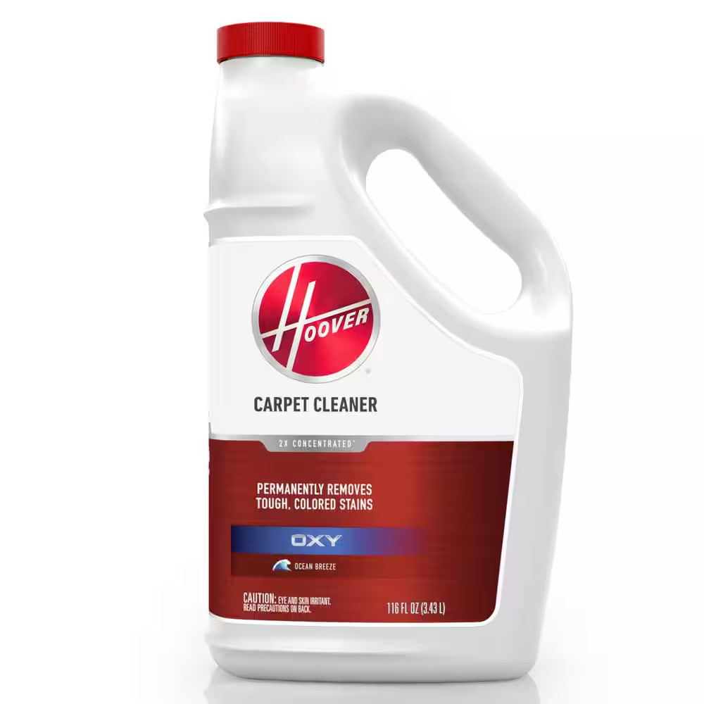 116 Oz. Oxy Carpet Cleaner Solution, Ocean Breeze Scent Carpet Formula, Colored
