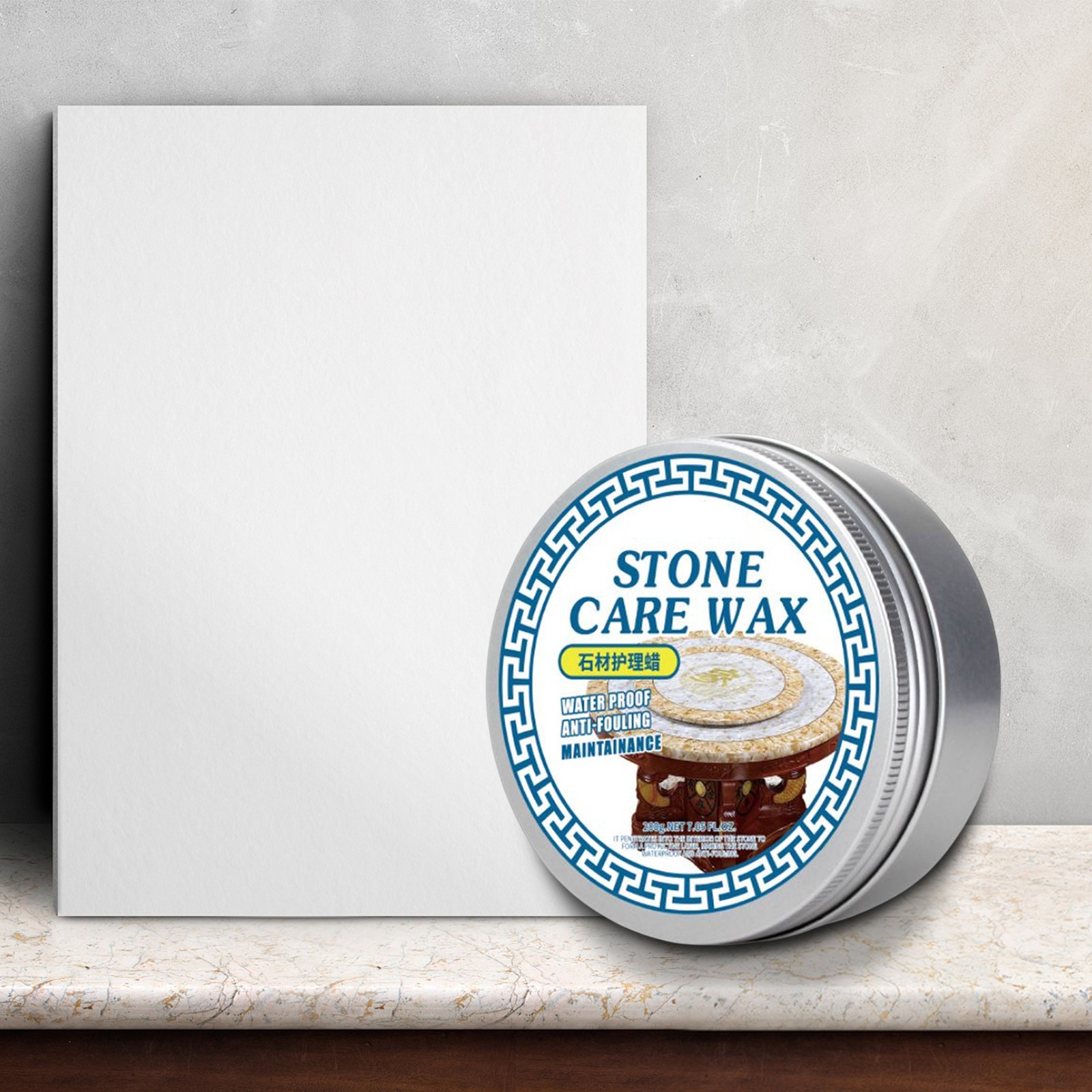 Stone Wax Polish 200g Stone Maintenance Wax Stone Restoration Wax Stone Care Wax