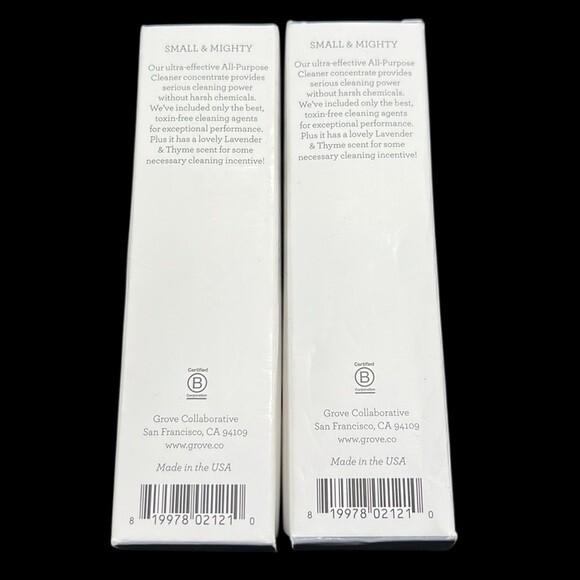 Grove Collaborative All Purpose Cleaner Concentrate Lavender Thyme 2Pk