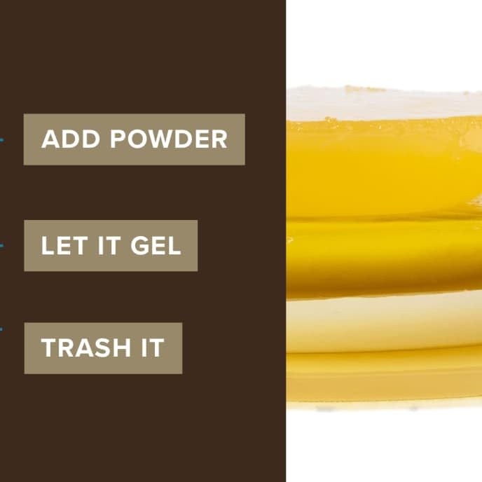 Fry Cooking Oil Solidifier, Solidifies up to 36 Cups of oil, Plant-Based Powd…