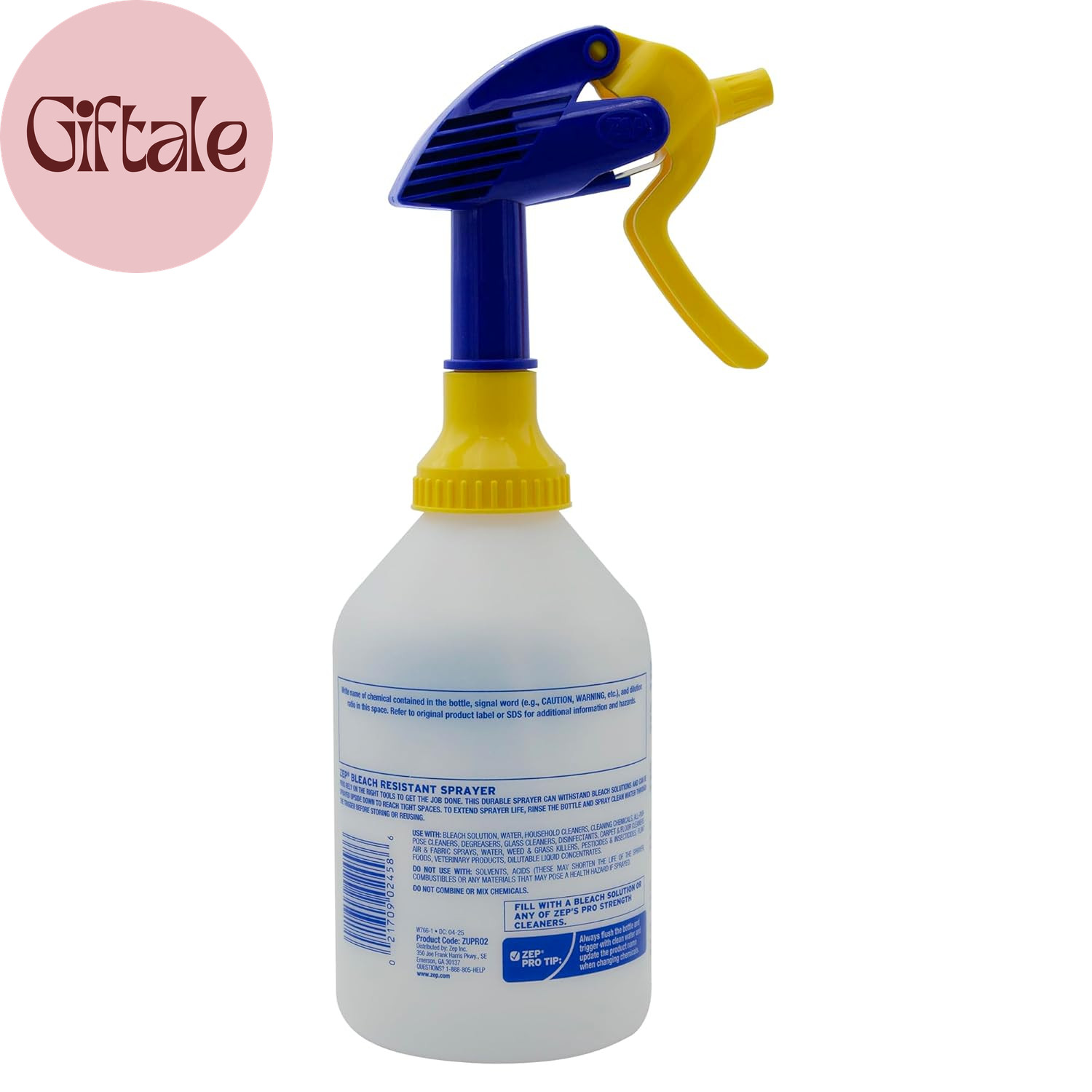 Bleach Resistant Professional Sprayer Bottle – 32 Oz (Pack of 2) – ZUPRO2-30 Foo