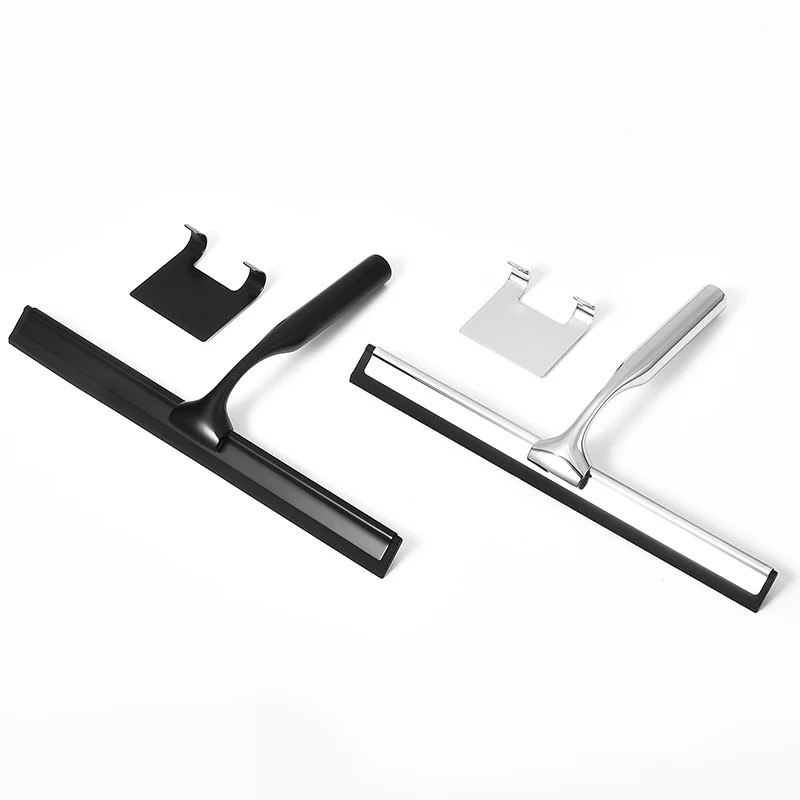 All-Purpose Shower Squeegee 10” Golden Color Silicone Scrape Stainless Steel Ha