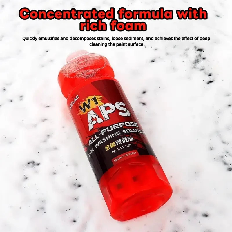 W1 APS All Purpose Pre-Wash Powerful Stain Remover No Scrub Degreasing Car Wash