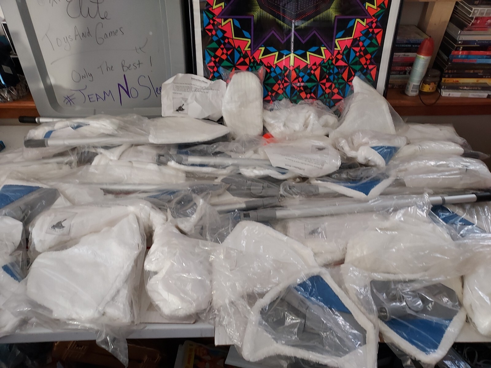 Lot Of 25 Pieces Extendable Tub And Tile Scrubber + Heads See Photos T3#79