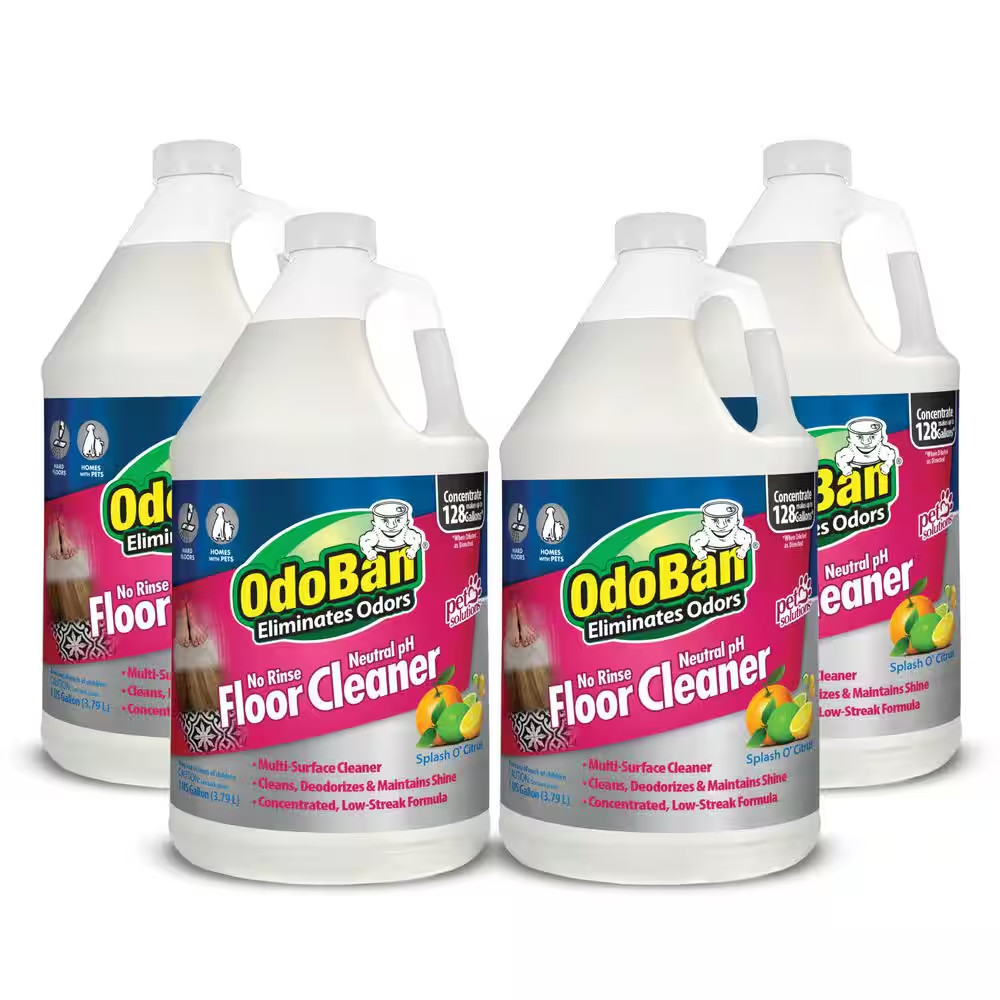 1 Gal. No Rinse Neutral Ph Floor Cleaner, Concentrated Hardwood and Laminate Flo
