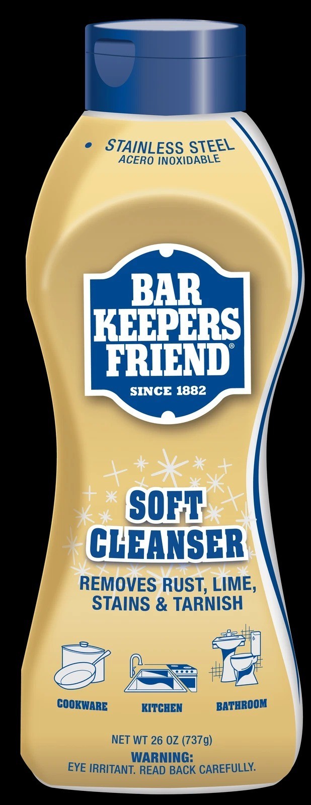 BAR KEEPERS FRIEND Soft Cleanser Liquid All-Purpose Cleaner – 26 oz