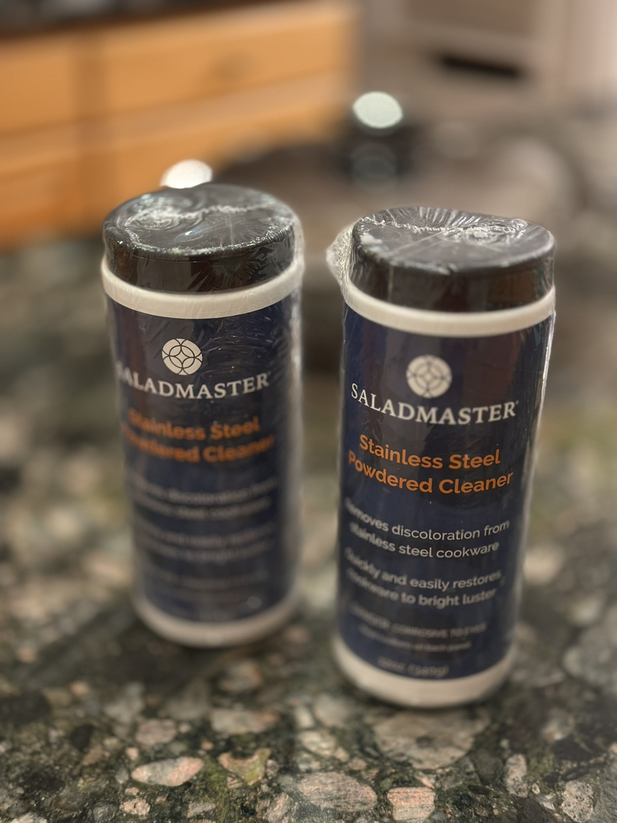 2x Saladmaster Cookware Stainless Steel Powdered Cleaner New