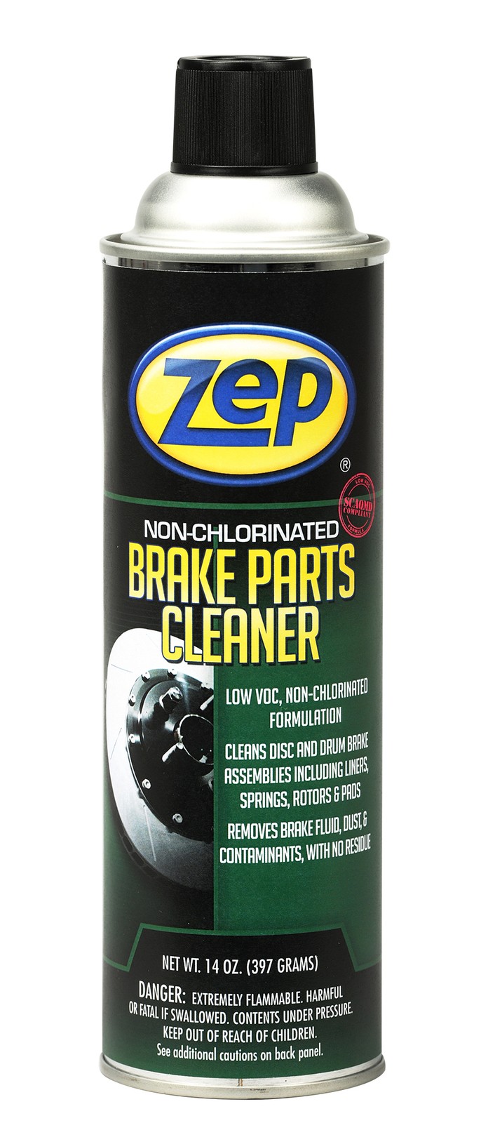 Zep Non-Chlorinated Brake Cleaner – 14 oz (Case of 12) – 1047996 – Cleans Disc