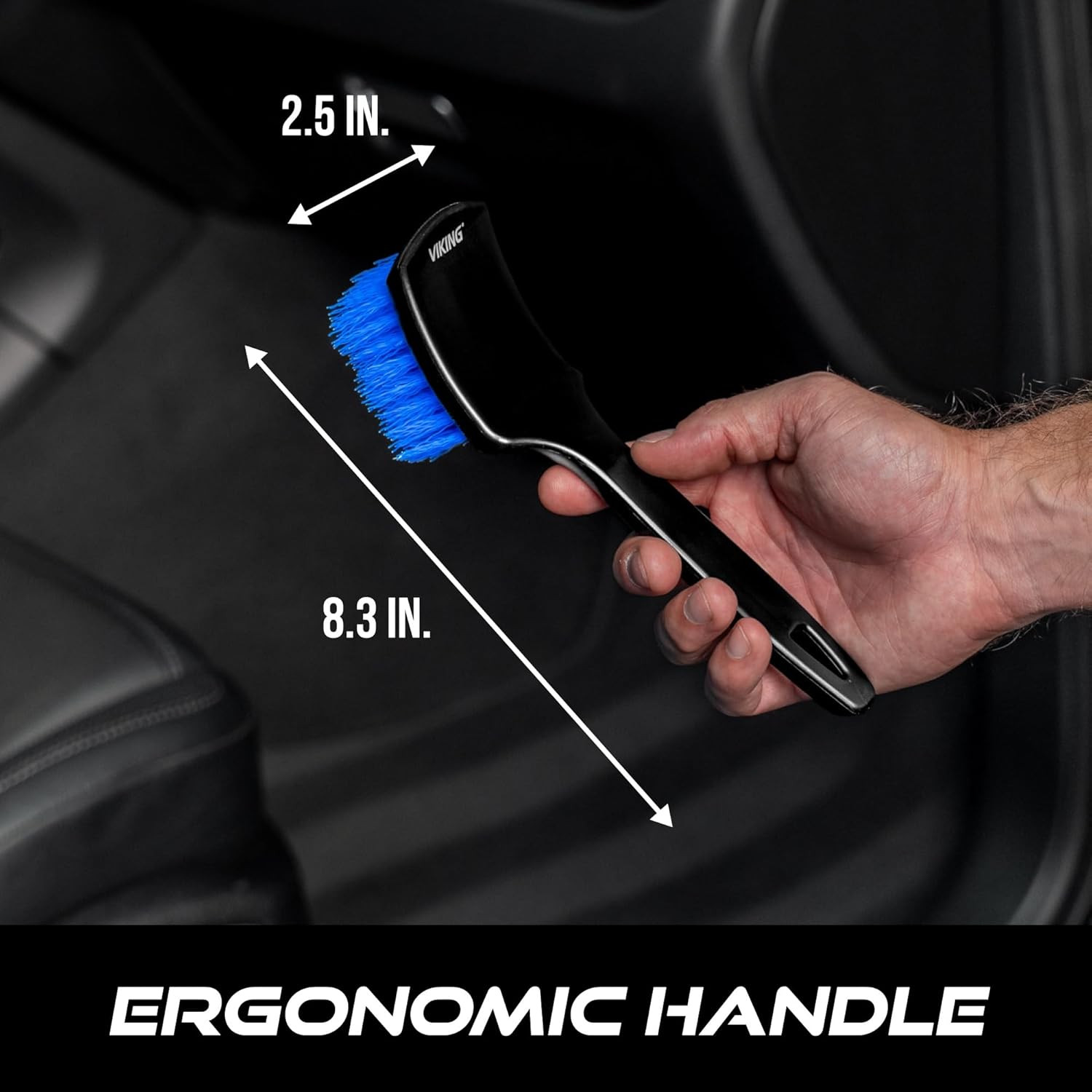 Carpet Cleaning and Scrub Brush for Floor Mats, Cleaning Brush for Car Interior