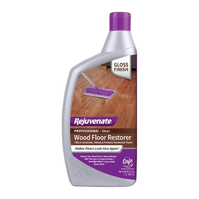 REJUVENATE PROFESSIONAL WOOD RESTORER – HIGH GLOSS FLOOR POLISH – 32 OZ !!!!!!!!