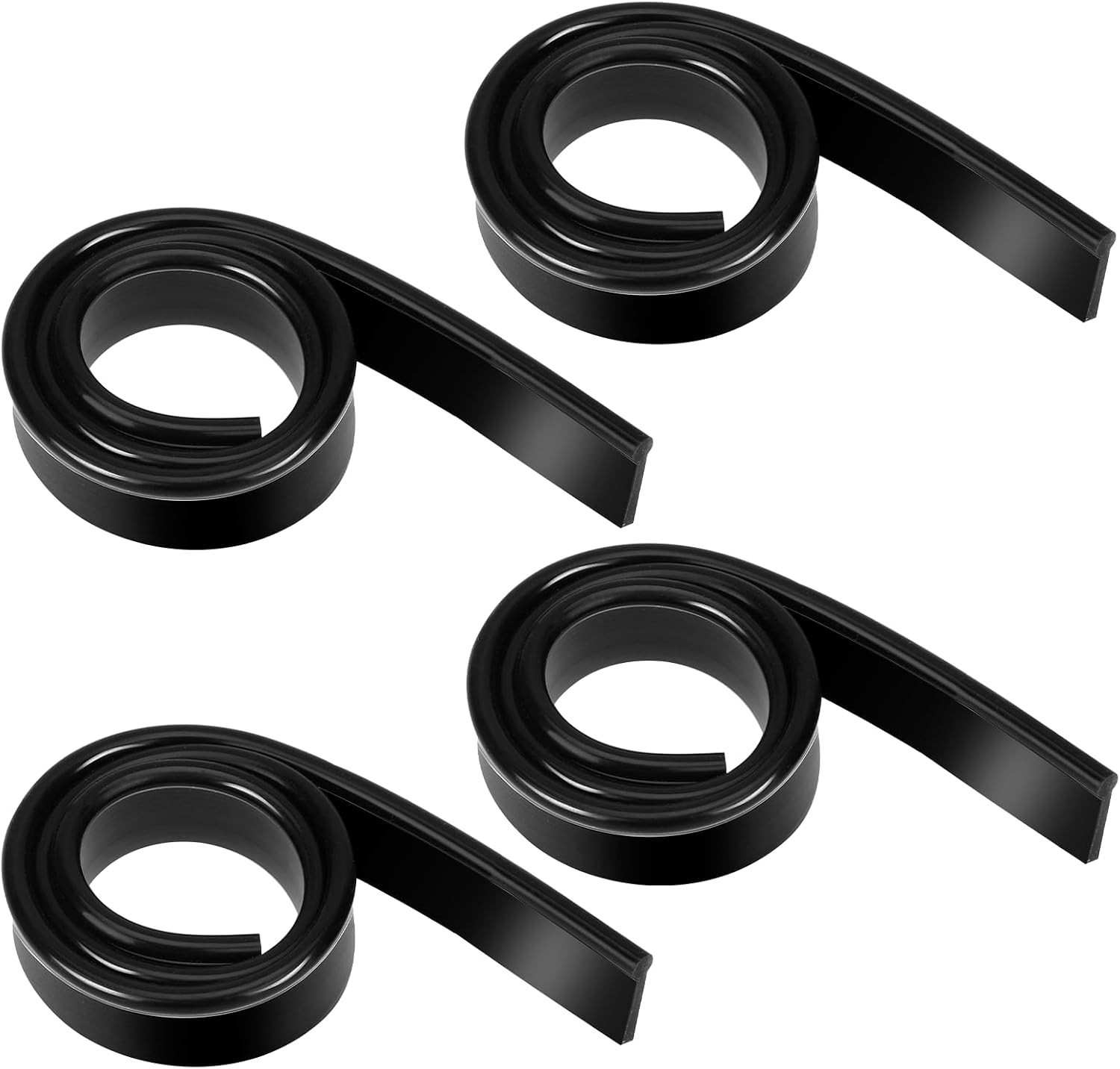 4 Pack 18 Inch Squeegee Replacement Blades Window Glass Shower Door Rubber Refil