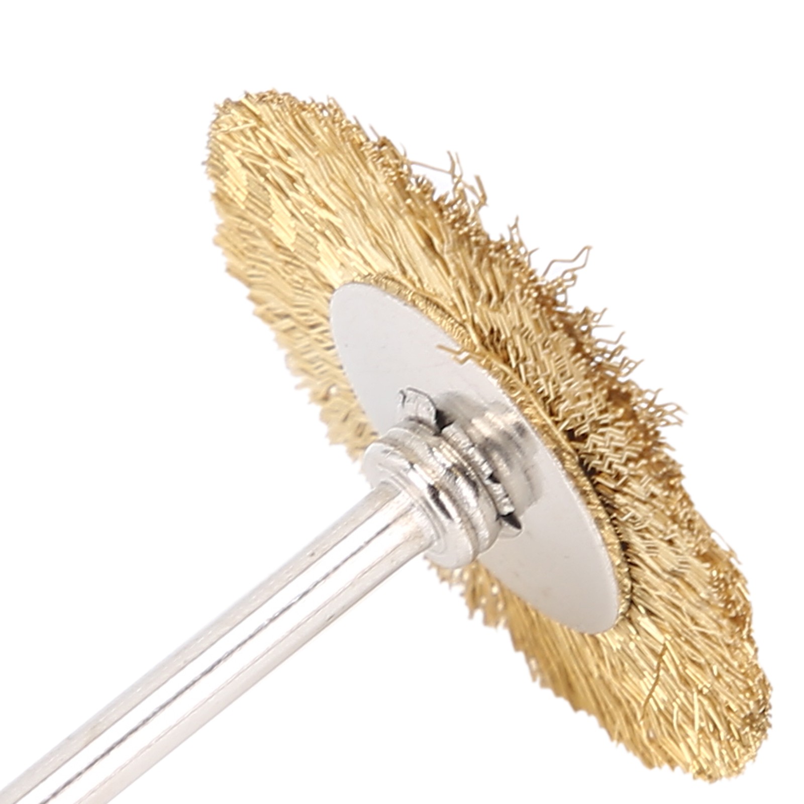 T Shaped Nail Drill Bit Cleaning Brush Brass Wire Grinding Head Cleaner Brush