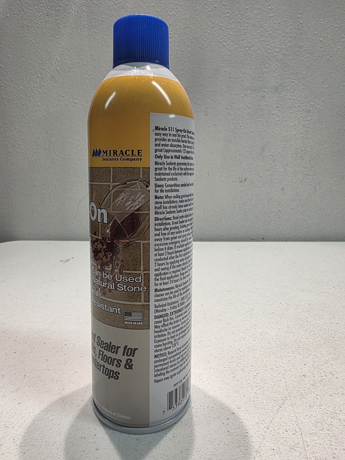 Miracle Sealants Company 511 Spray-On Grout Cleaner 15 Oz. Can