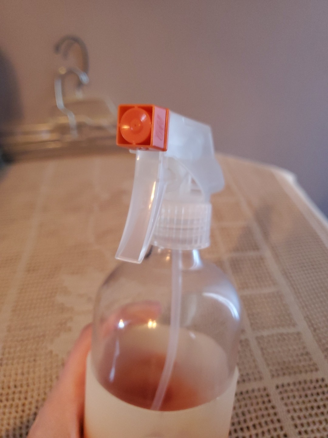 Grove Co Reusable Glass Spray 16oz Bottle with Fresh Orange Sleeve