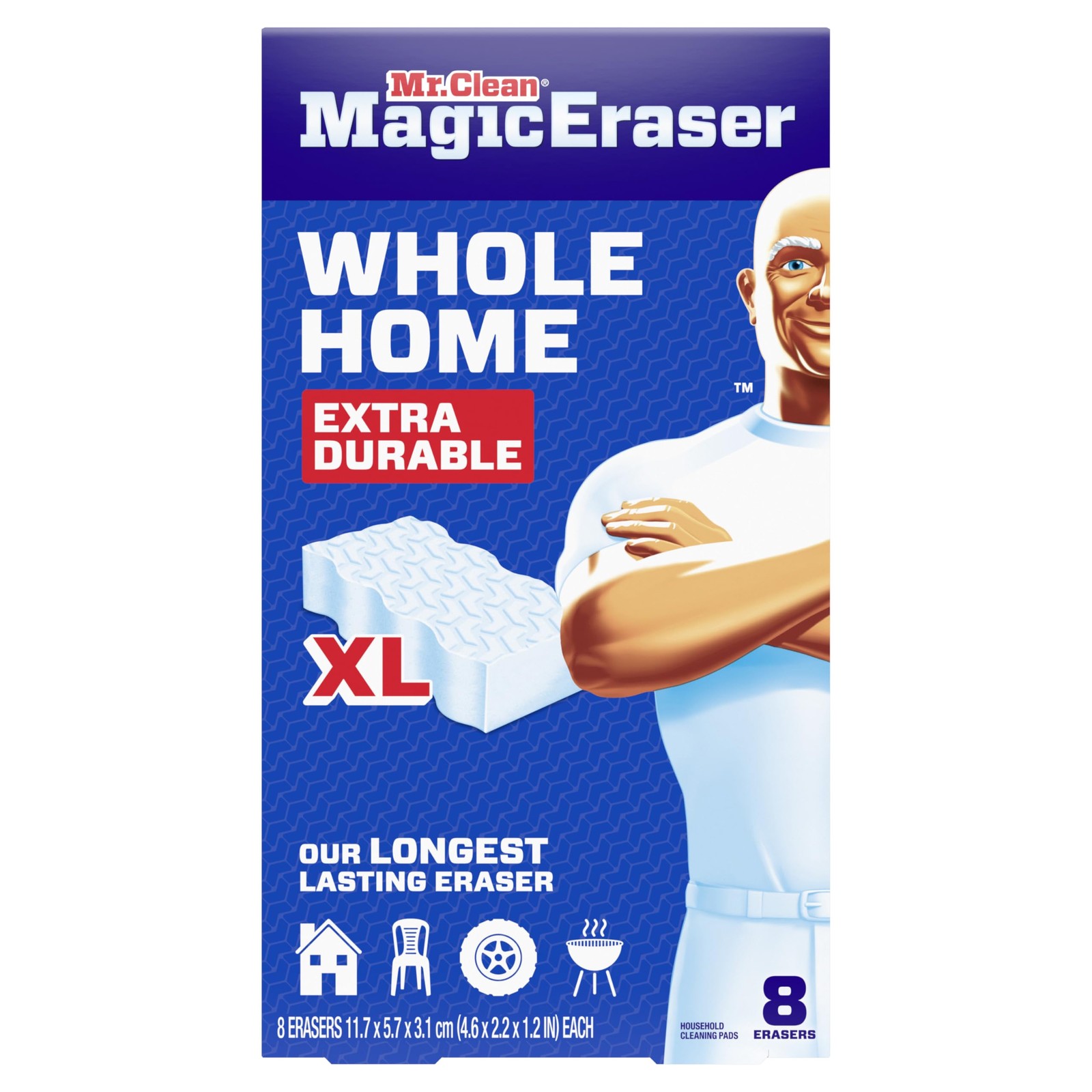Mr Clean Magic Eraser Sponge All Purpose Cleaner Long Lasting Cleaning Scrubber