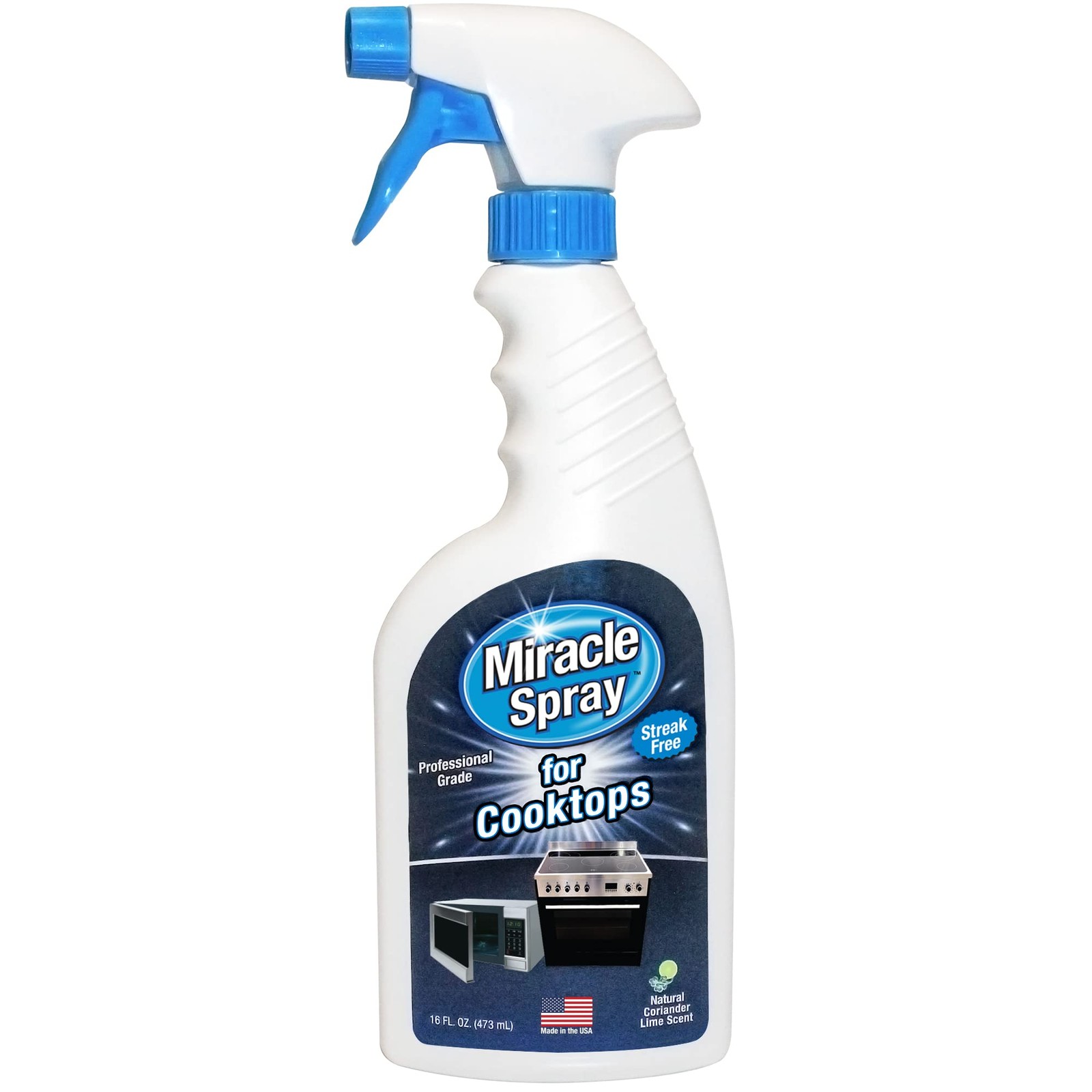 MiracleSpray for Microwave and Cooktop Easily Removes Food and Grime Buildup …