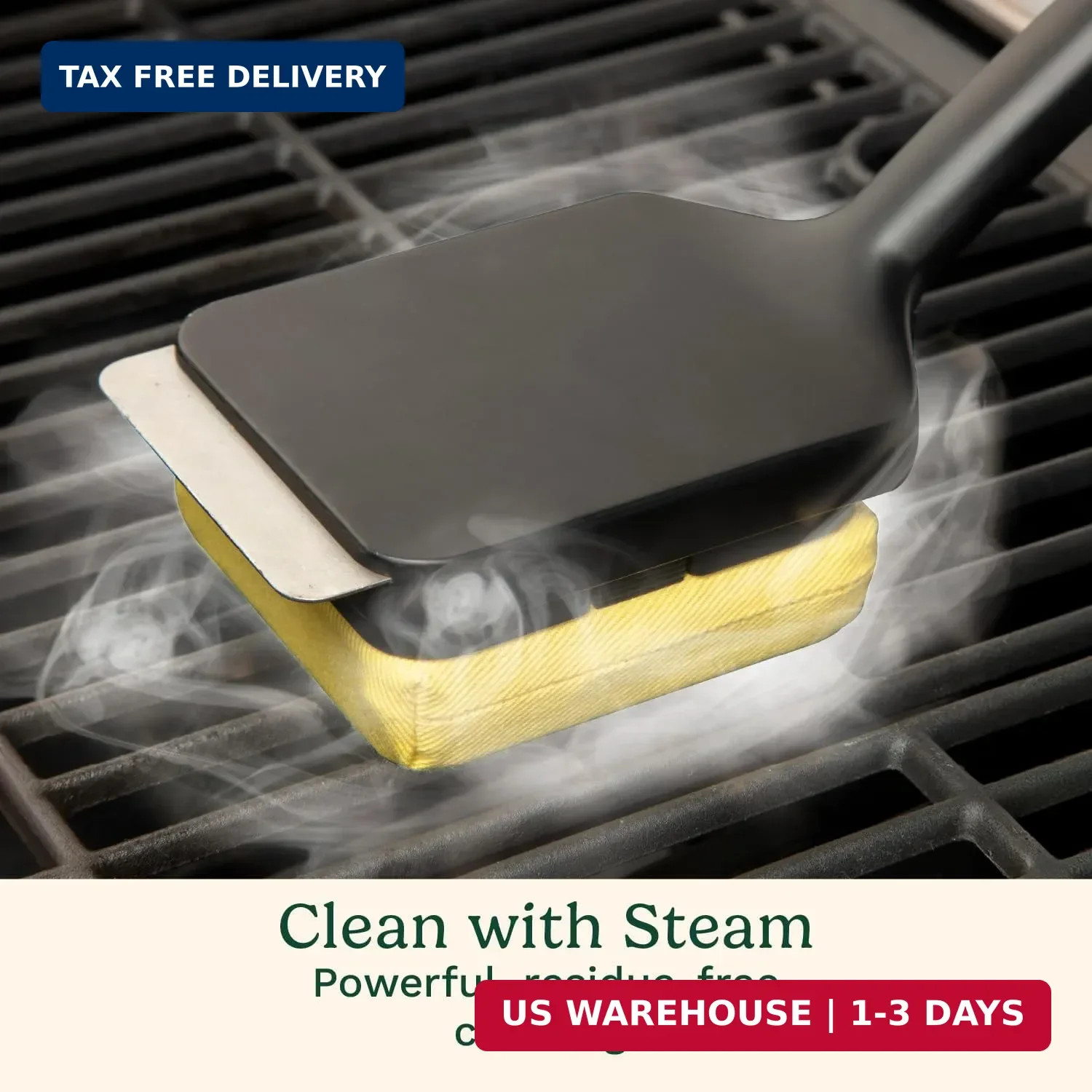 Cuisinart Grill Renew Steam Cleaner Brush, Bristle Free Cleaning Brush for All G