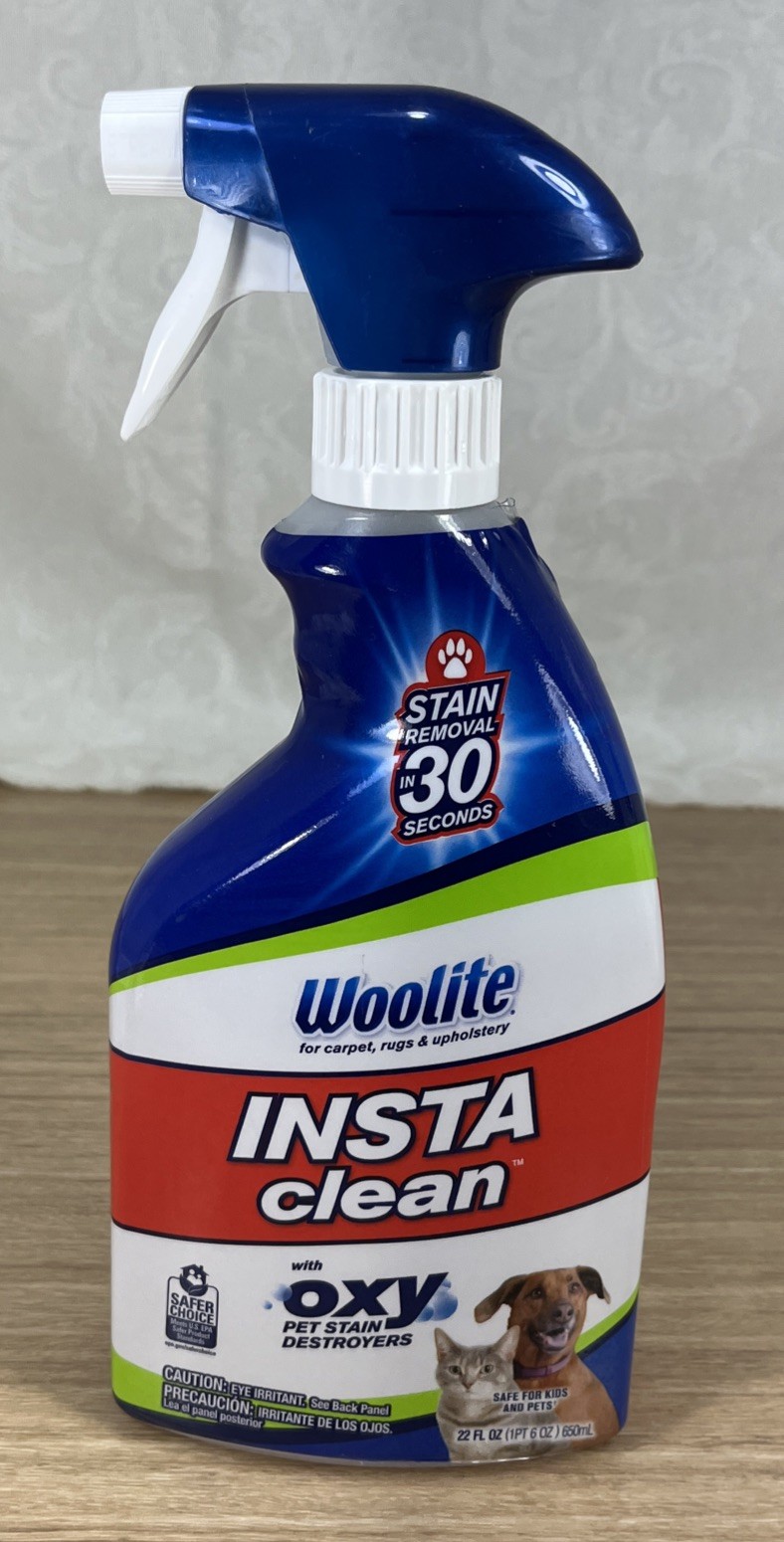 Woolite INSTA CLEAN Carpet Upholstery Rug PET STAIN Odor OXY Destroyer FREE SHIP