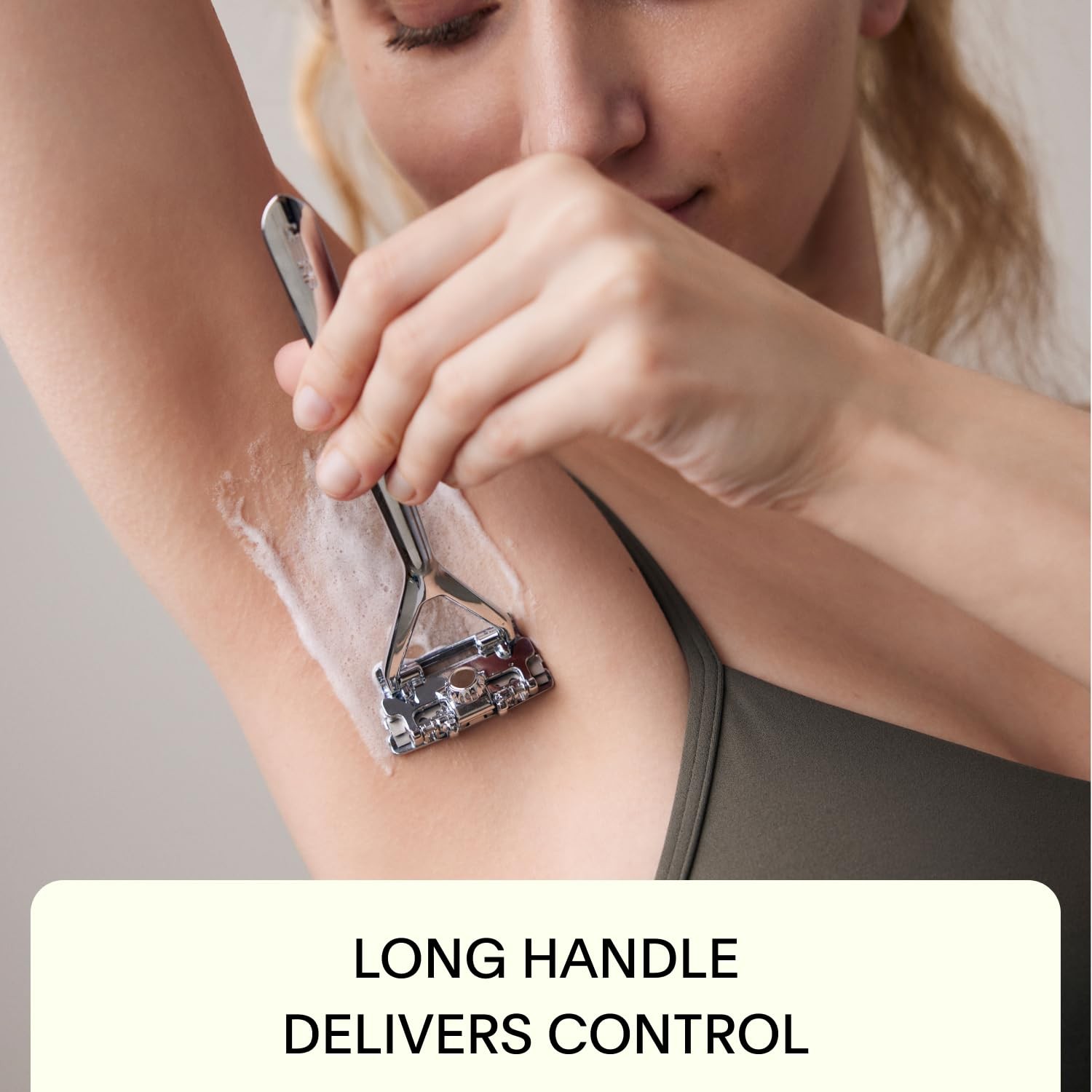 Leaf Shave | Leaf Razor, All-Metal Safety Shaver with Pivoting Head & Adjustab