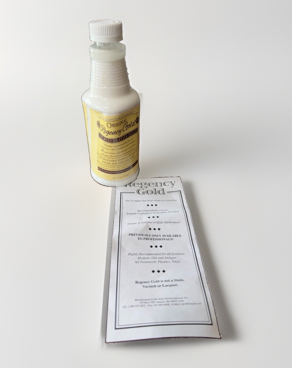 Original Regency Gold Restorative Wood Polish 16.9 oz Vintage New/Sealed