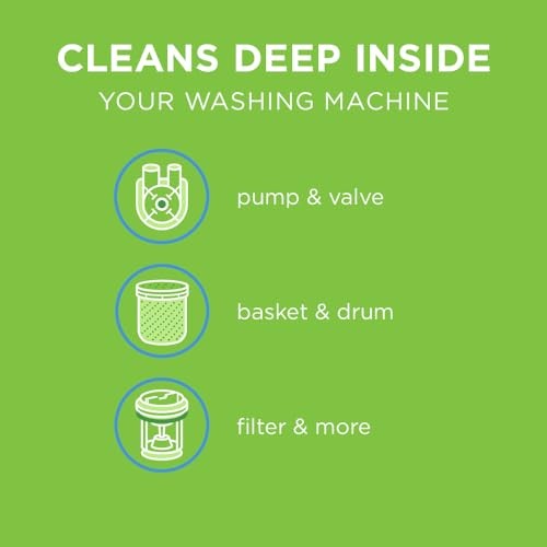 Affresh Washing Machine Cleaner, Cleans Front Load And Top Load Washer