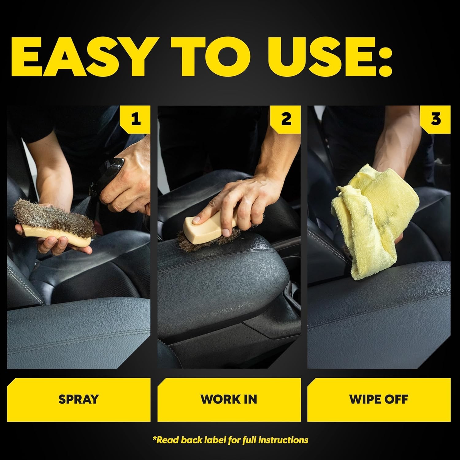 Gold Class Rich Leather Cleaner & Conditioner Spray with UV Protection – 15.2oz
