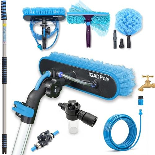 IGADPole 24FT Water Fed Kit Window Solar Cleaning